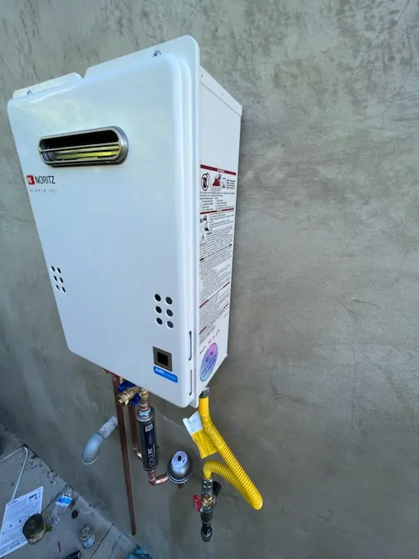 Tankless water heater installation for Exeter homes